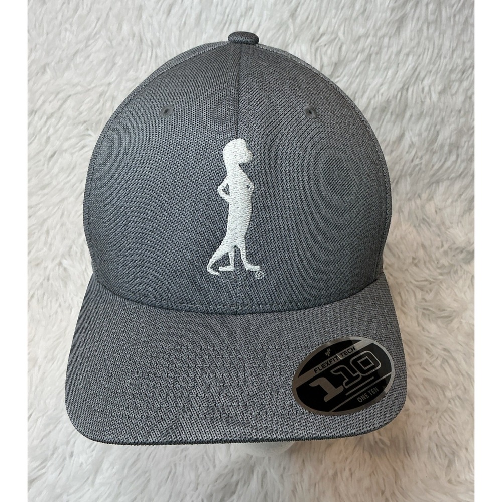 Travis mathew Grey one ten flexfit tech Geico cap new